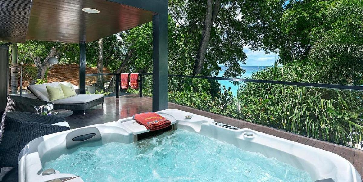 Barbados villas on the beach