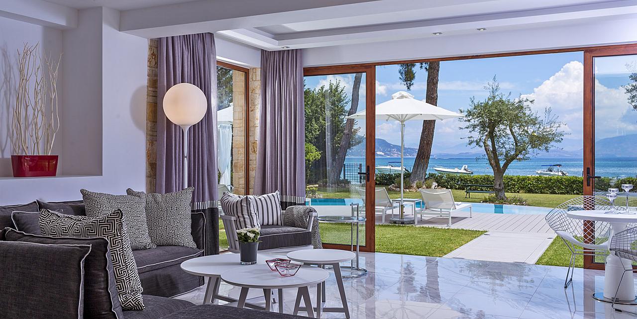Corfu, Dasia 2 - 3 bedroom villa with Pool and Sea View