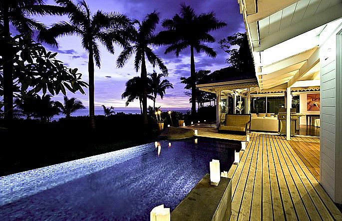 Costa Rica - Diosa del Mar Villa, Pool at Night Costa Rica - Diosa del Mar Villa, Pool at Night